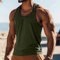 New American Style Slim Fit Casual Sports Men's Summer Vest