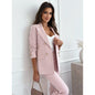 Double Breasted Solid Color Fashion Coat