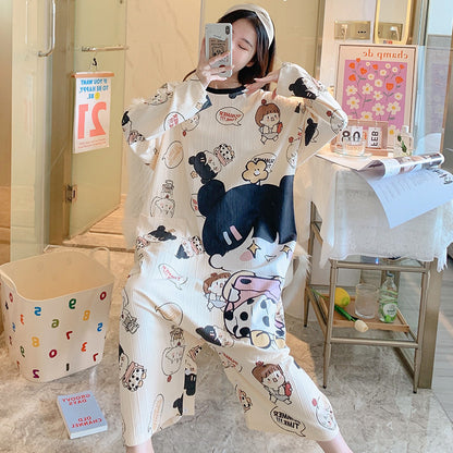 New Long-sleeved One-piece Pajamas For Women