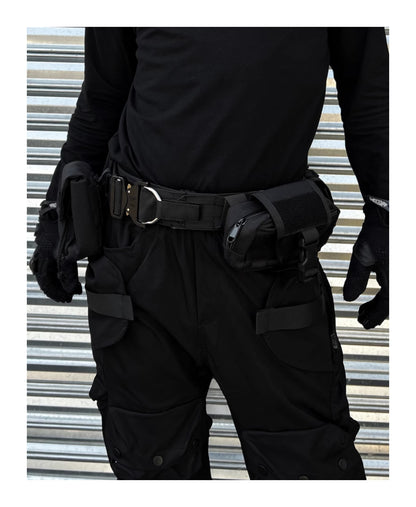 High Street Function Detachable Multifunctional Tactical Belt Waist Bag Suit