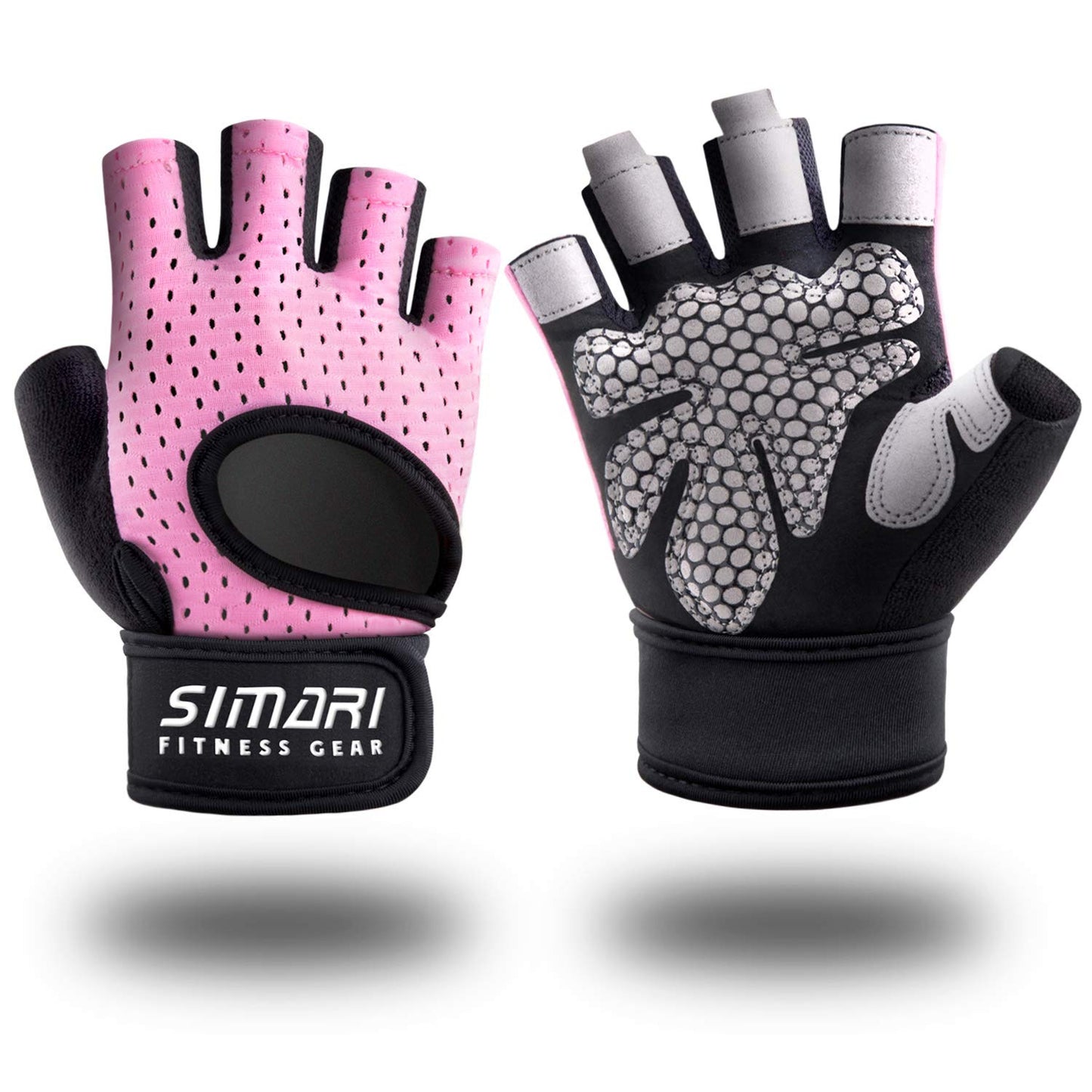 Men's Simplicity All-Match Sports Fitness Short Finger Gloves