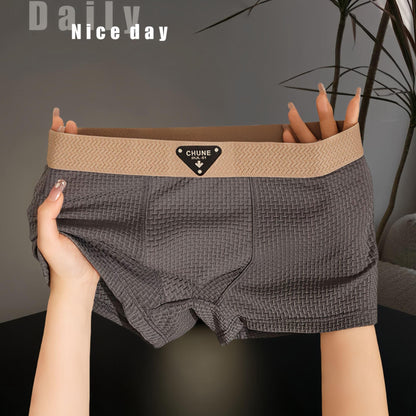 Men's Ice Silk Underwear Fashion Sport Boxer