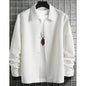 Men's Fashion Comfortable Solid Color Shirt Coat