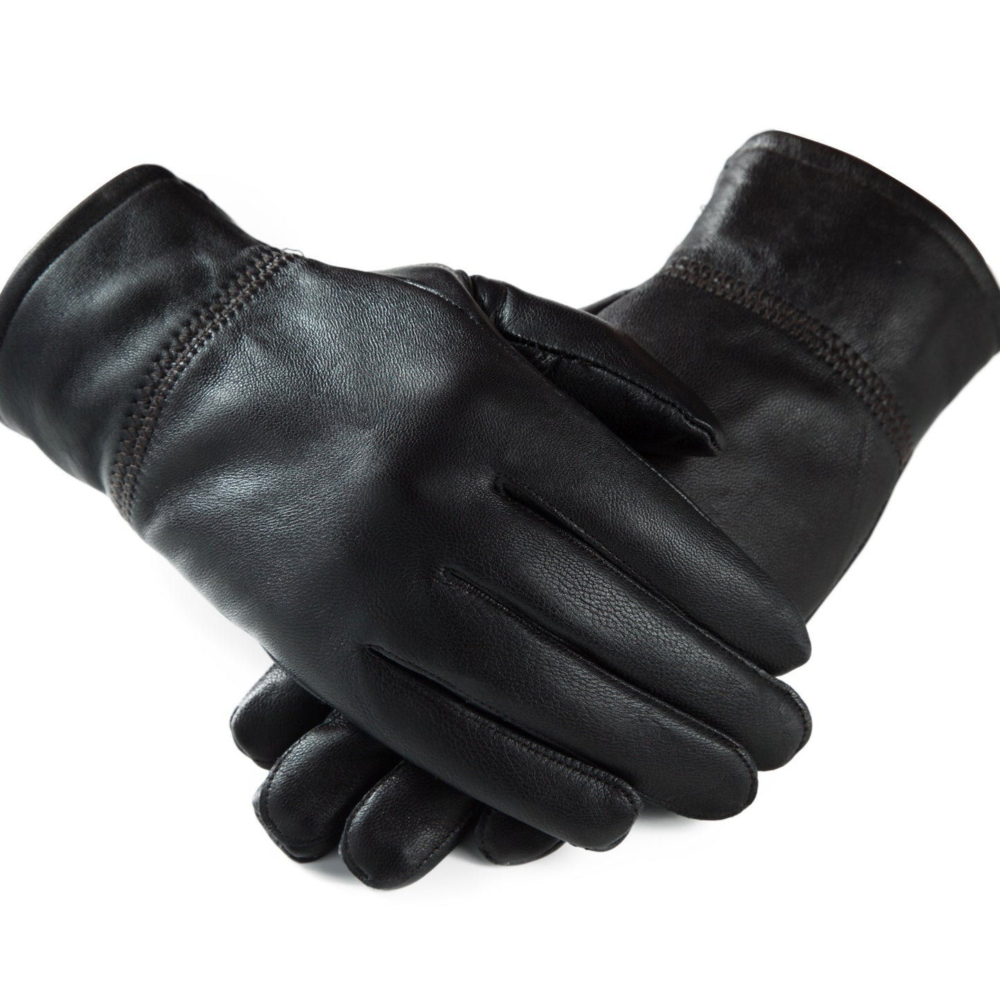 Genuine Leather Gloves Men's Winter Warm Outdoor