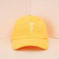 Men's And Women's Casual Simple Rose Washed Baseball Cap