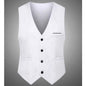 Men's Solid Color British Fashion Suit Vest