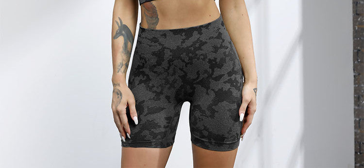 Sports Bra Hip-lifting Fitness Shorts Cross-border Sports Suit Seamless Yoga Suit Women