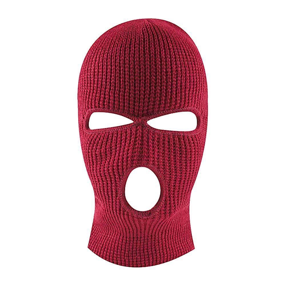 Solid Color Outdoor Cycling Warm Pullover Cap