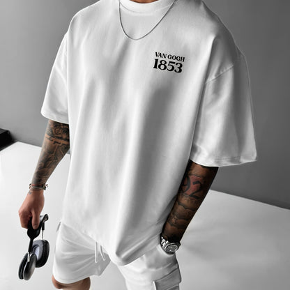 Printed Round Neck Short Sleeve T-shirt Cartoon