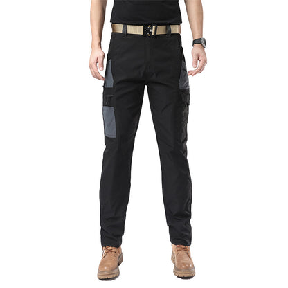 Men's Outdoor Loose Casual Pants Overalls Windproof Waterproof