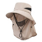 Hat Men's Sun-shade Fisherman Hat Big Brim Sun-proof Fishing Hat