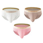 Men's Thin Breathable Sexy Briefs U Convex Big Bag Comfortable Solid Color Simple