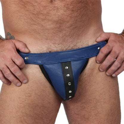 Removable Binding Sexy Men's Leather Underpants