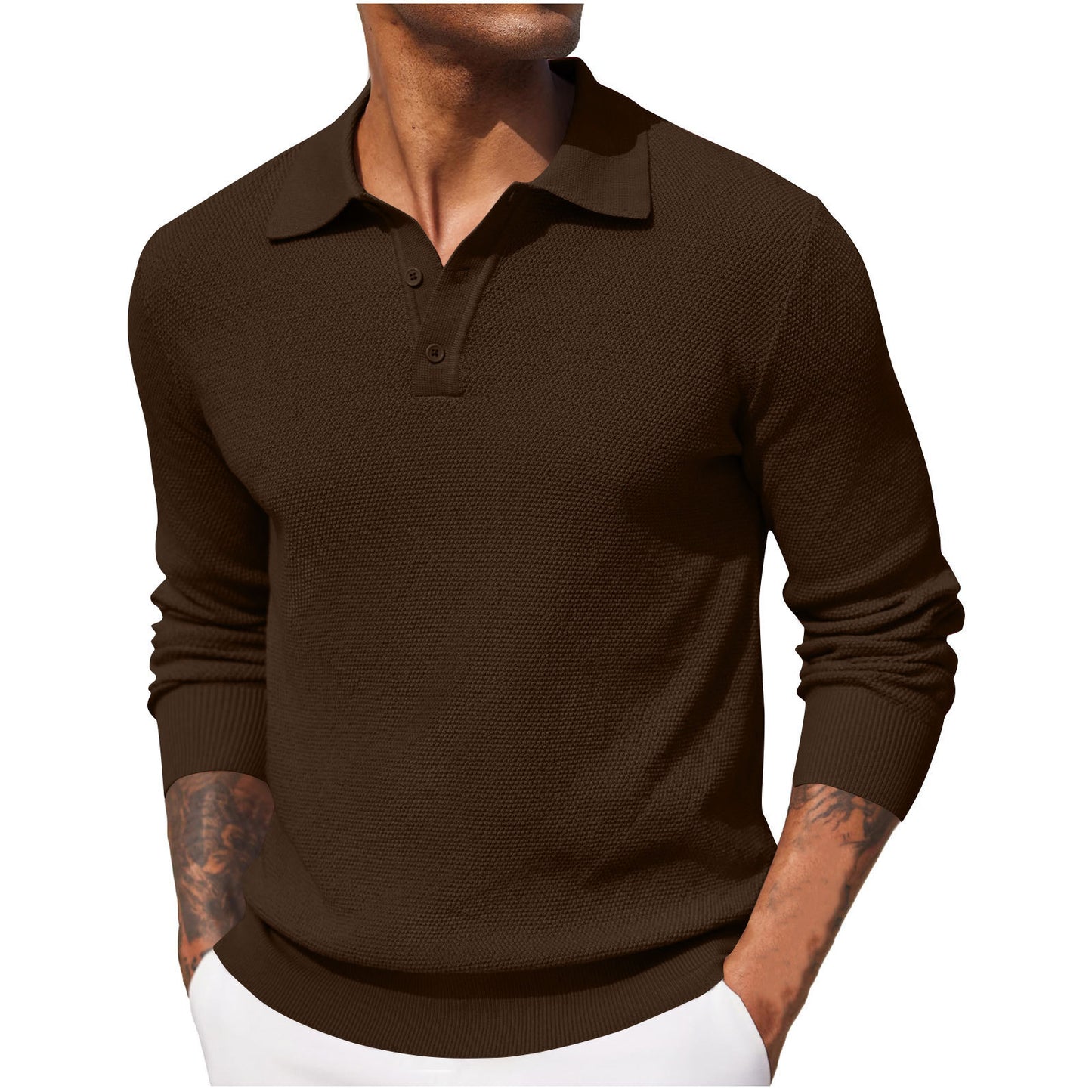 Autumn New Casual Long-sleeved Top For Men