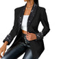 Cross-border Sequin Stitching Elegant Small Suit Jacket