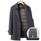 Double-sided Wool Overcoat Men's Mid-length Suit Collar Woolen Coat