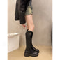 New Versatile Casual Chunky Heel High Boots