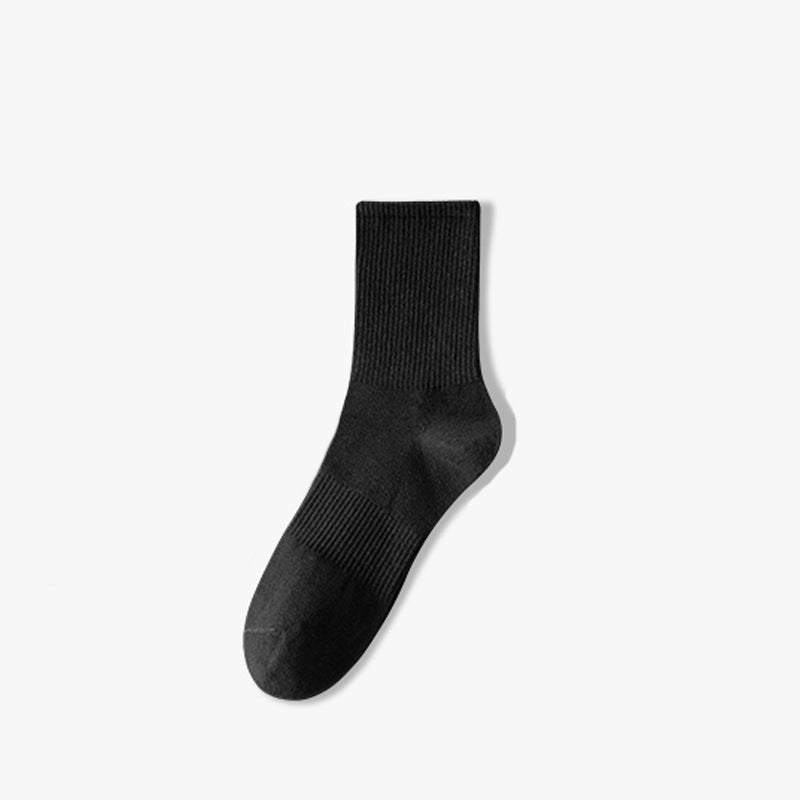 Men's Thin Knee-high Sweat Absorbing And Deodorant Antibacterial Socks