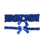 Bride Wedding Garter Leg Loop Blue Lace Garter Belt