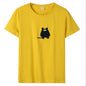 New summer short sleeve new parent-child T-shirt mother and son mother daughter suit casual autumn new couple''s wear
