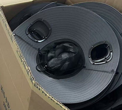 Men's Sun Shading Large Eave Sun Shading Solar Fan Cap