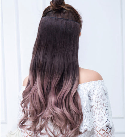 Big wave one piece wig hair piece