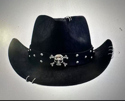 Curved Edge Western Cowboy Hat Men And Women