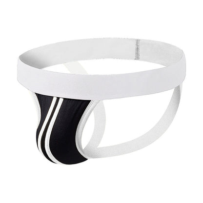 New Men's Sexy Double Ding Solid Color Cotton U Pouch Sexy