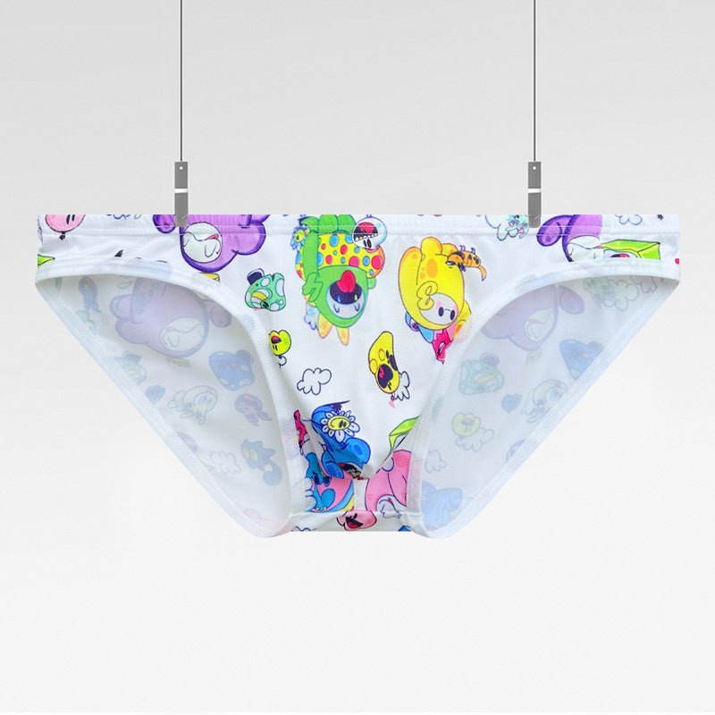 Cartoon Bikini High Fork Men's Briefs