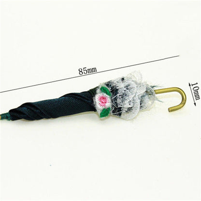 Miniature Toy Model Scenes Dollhouse Accessories Umbrellas