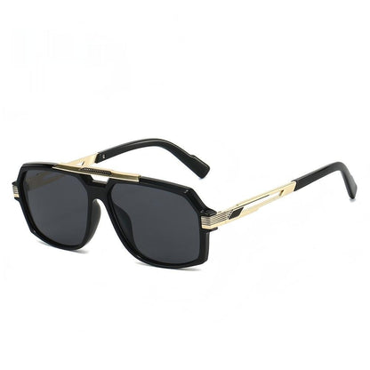 Men's Metal Mirror Leg Paint Fashion All-match Sun-resistant Sunglasses
