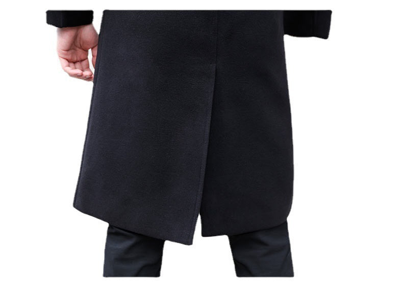 Autumn And Winter New Slim-fit Wool Coat Men's Coat