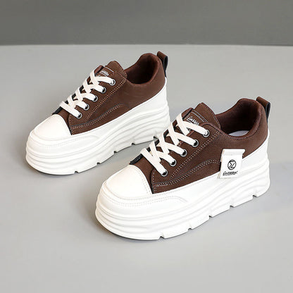 Women's Hidden-Heel Thick-Soled Durable All-Match Breathable Sneakers