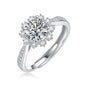 Ring S925 Silver Ice And Snow Female Ring Fashion