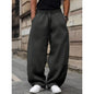 Men's Straight High Waist Casual Pants