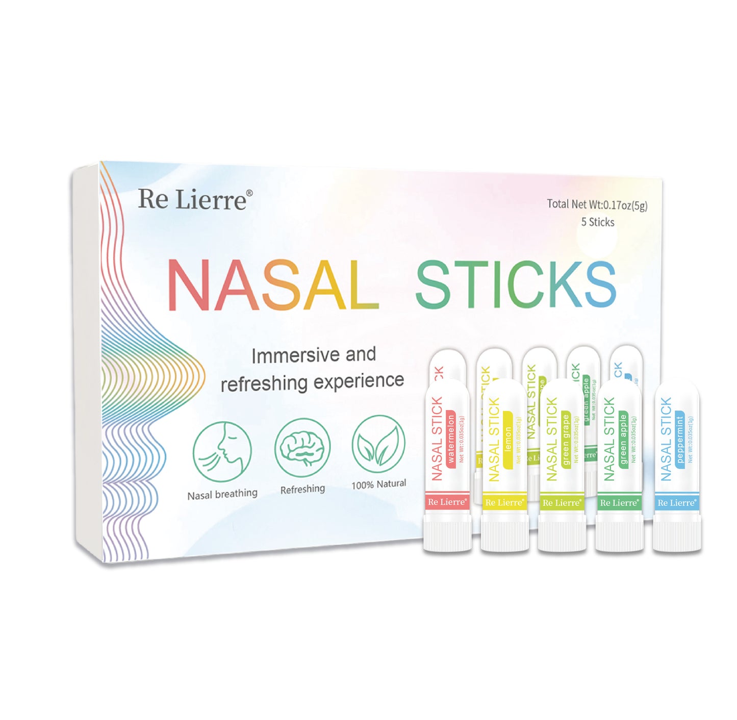 Re Lierre 5-in-1 Nasal  Energy Bar