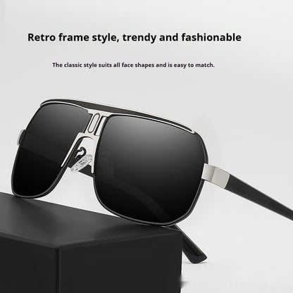 Sunglasses Male Driver Driving Sunglasses Stylish Large Frame