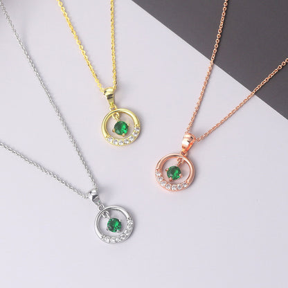 Fashion Simple Beccarite Round Earrings