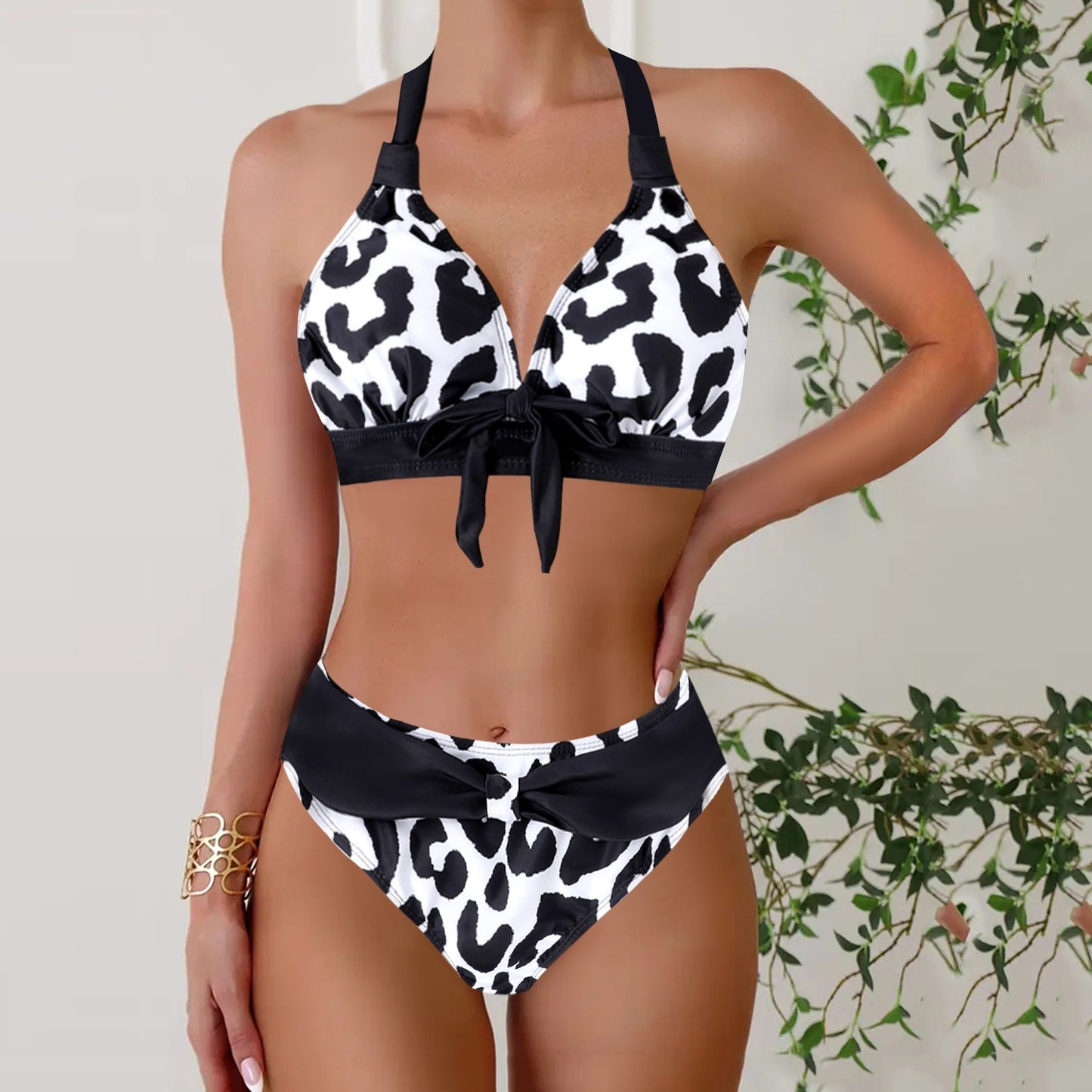 European And American Triangle Bikini Split Plus Size Bikini