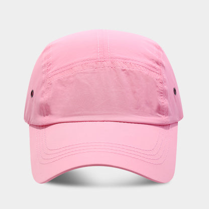 Quick-drying Baseball Cap Korean Style Simple Plain Dome Peaked Cap