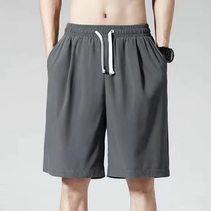 Cropped Pants Men's Thin Loose Large Size Sports Shorts