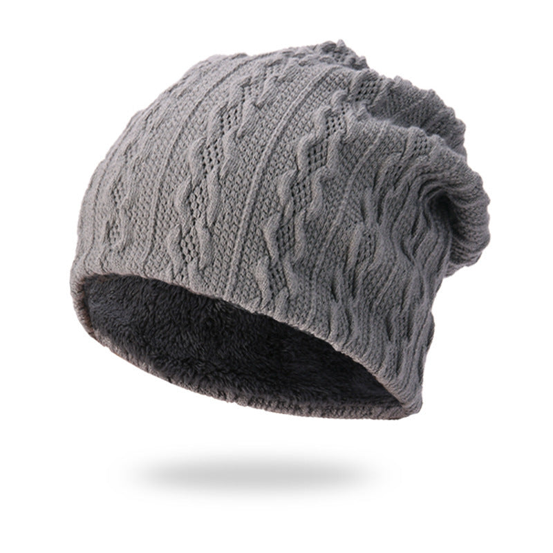 Men's Hat Winter Youth Warm Thickened Knitting Woolen Cap