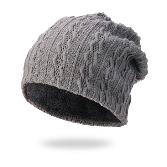 Men's Hat Winter Youth Warm Thickened Knitting Woolen Cap