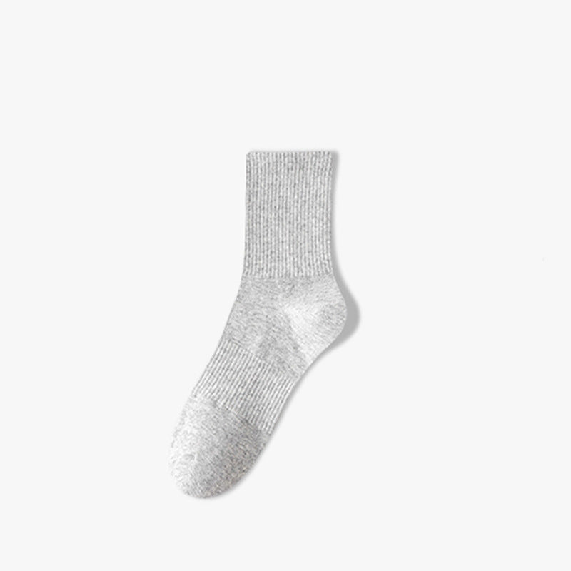 Men's Thin Knee-high Sweat Absorbing And Deodorant Antibacterial Socks