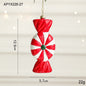 Christmas Tree Decorations Painted Plastic Christmas Pendant