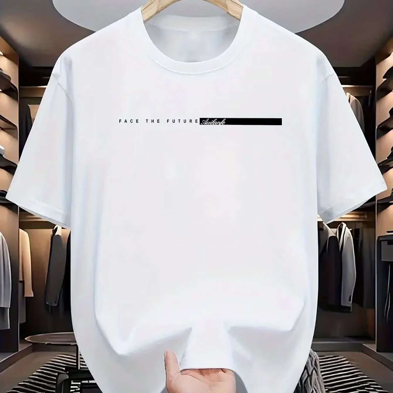 Men's Fashion Wear Half Sleeve Bottoming Shirt