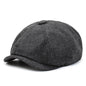 Herringbone Peaked Cap Middle-aged And Elderly Beret