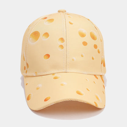 Personalized Fashion Cheese Pattern Full Printed Peaked Cap