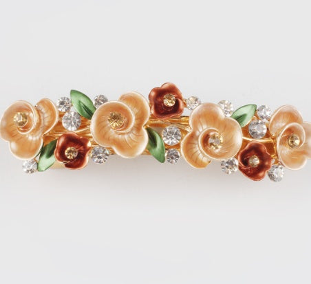 Alloy Women's Butterfly Clip Painted Flower Hair Accessories