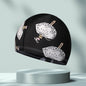 Simple Printing High Elastic Comfortable Swimming Cap
